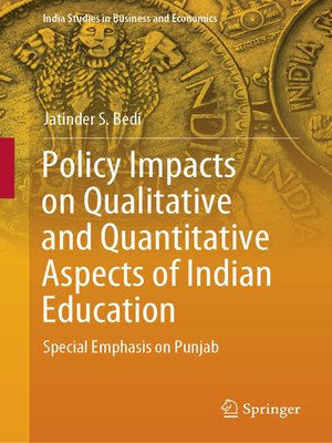 cover image of Policy Impacts on Qualitative and Quantitative Aspects of Indian Education